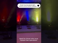 نمایشگر اثر کنترل صوتی چراغ حرکت پذیر کوچک