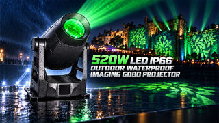 پروژکتور تصویربردار LED 520 وات پروژکتور گوبو در فضای باز IP66