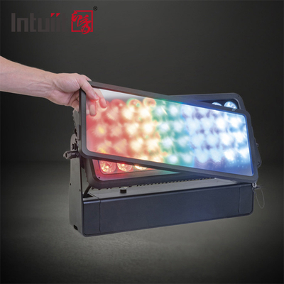 چراغ رنگی شهری LED RGBW 40*10W فضای باز، افکت پرتو، شستشو، استروب، ضدآب، وال واشر، نورافکن، IP65، حالت کنترل DMX512
