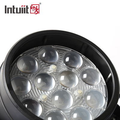 240 ولت Led Zoom داخلی Par 12*10w 4 در 1 RGBW بزرگنمایی گسترده 5-60 درجه چراغ های صحنه جشنواره