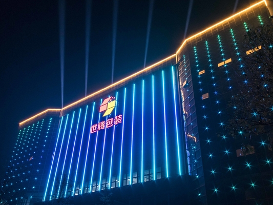 14x10w Rgbw 4 در 1 روشنایی بار شویی Ip65 Led Wall Washer در فضای باز DMX تغییر رنگ