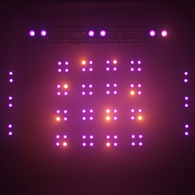 4 چشم LED چراغ کور 4x90W RGB 3 در 1 ماتریکس کور جشن دی جی دیسکو چراغ های صحنه