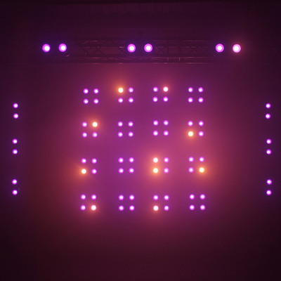چراغ نورپردازی صحنه LED RGB با کنترل DMX512 4x90w و بدنه آلومینیومی IP65 ضد آب