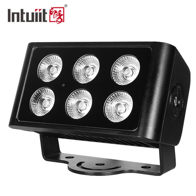 ضد آب IP65 درب Dmx 6X5W Rgbw Led Wash سیلاب شهر رنگ LED دیوار شوینده