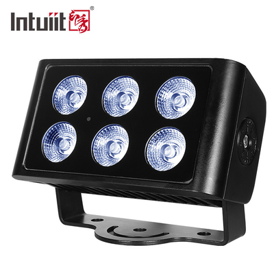 6x5W در فضای باز ضد آب DMX512 RGBW چراغ فلد ال ای دی ویلا حیاط ساختمان پل پروژه روشنایی چشم انداز رنگ فلد