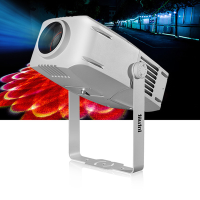 پروژکتور بیرونی گوبو 400 وات پروژکتور تبلیغاتی چرخش LED ضد آب IP65 لوگو Gobo Projector Light