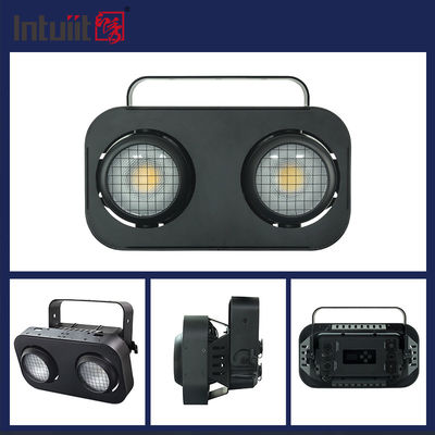 چراغ LED دو چشم بلیندر IP65 مخصوص فضای باز نور تماشاگران نور پار COB DMX512 اسپات لایت 200 وات برای تئاتر