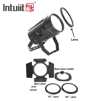 4in1 RGBW LED par light Cob Stage Blinder Light 200w Dmx512 چراغ های صحنه LED Cob