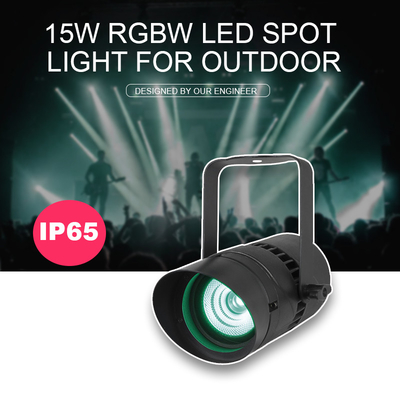 چراغ LED دیوار شوینده نقطه نور 15W شعاع باریک 4.5 درجه زاویه لامپ سیلاب هتل باغ RGBW ساختمان روشنایی