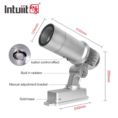 ساختمان در فضای باز ضد آب دیوار 60w لیزر لوگو سفارشی طبقه تصویر پروژکتور ساختمان LED پروژکتور گوبو LED تبلیغات