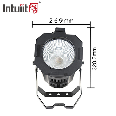200W COB LED Par Light خنک سفید 4 در 1 Strobe Light DMX کنترل دی جی دیسکو تجهیزات روشنایی صحنه