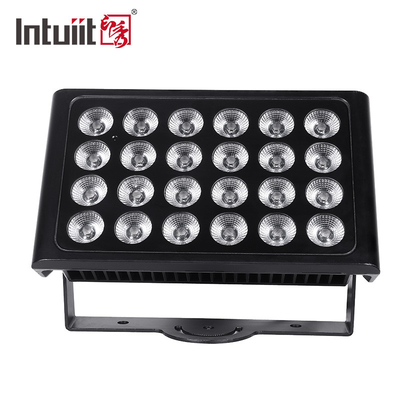 24PCS 160W چراغ رنگی شهر RGBW 4in1 ip65 ضد آب ساختمان بلند شستشوی LED چراغ صحنه رنگی شهر