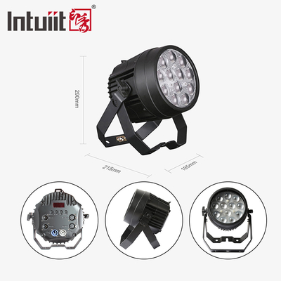 12x10W چراغ های دیسکو قدرتمند DMX 512 صدا فعال LED Par می تواند چراغ های صحنه