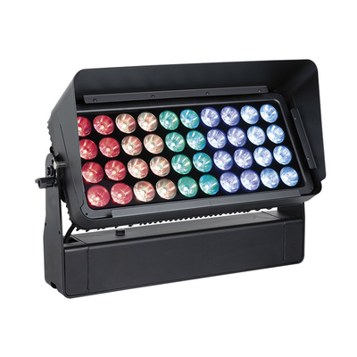 LED City Color 40X10W RGBW 4in1 ضد آب LED Wall Wash Light در فضای باز ساختمان های معماری سیلاب City Color Light