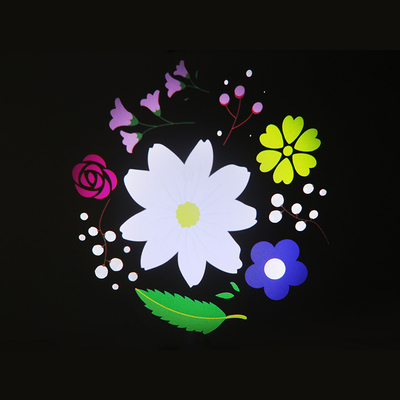 60W پروژکتور گوبو لوگو سفارشی LED Light HD Image برای فضای باز Ip65 چرخش تبلیغاتی پروژکتور نور برای عروسی