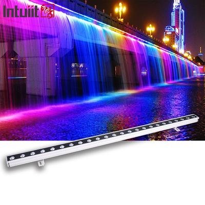 پروژکتور روشنایی ساختمان تزئینی IP65 نور خطی فضای باز وال واشر ال ای دی 36w dmx rgb
