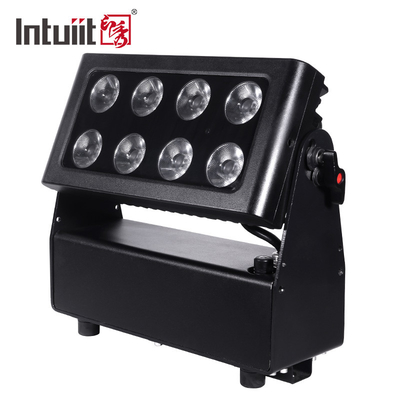 IP65 ضد آب دیوار شستشوی ساختمان نور 8 * 15W RGBW 4in1 LED در فضای باز شهر رنگ نور
