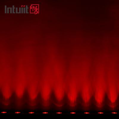 12x2W RGBW LED روشنایی صحنه 4in1 صدا فعال کنترل شده دی جی نور بار کلیسا نورپردازی عروسی LED دیوار واشر