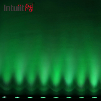 12x2W RGBW LED روشنایی صحنه 4in1 صدا فعال کنترل شده دی جی نور بار کلیسا نورپردازی عروسی LED دیوار واشر