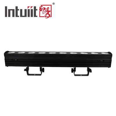 10x9W RGB DMX 3in1 چراغ LED دیوار شستشوی خطی بار روشنایی مرحله شستشوی