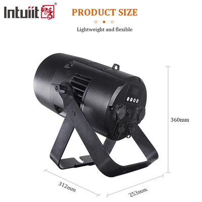 IP65 DMX Led Cob 200w Par روشنایی در فضای باز نورهای کریسمس RGBW