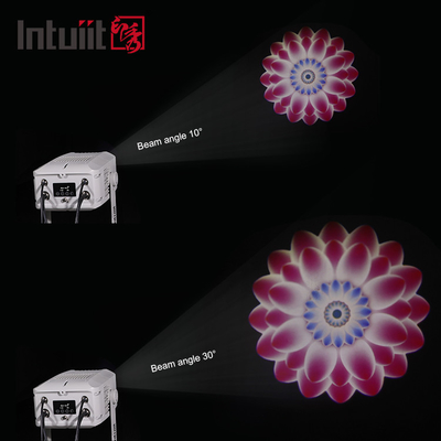 گوبو پروژکتور بیرونی 100W آبپاش تبلیغاتی لوگو سفارشی رنگ کامل LED آبپاش پروژکتور لوگو