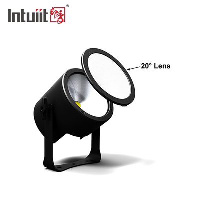 120W RGBW COB LED Par Light DMX صحنه DJ Par می تواند چراغ کور برای صحنه تئاتر هتل