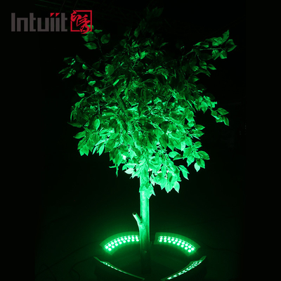 چراغ چراغ درخت در فضای باز dmx512 36W RGBW رنگارنگ باغ نقطه نور چشم انداز نورپردازی IP65 آلومینیوم LED چراغ درخت آغوش