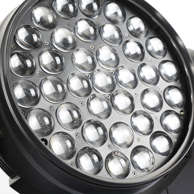 شستشوی LED 37pcs 10w rgbw زوم 37x10 LED حرکت در حال حرکت سر زوم شستشوی حرکت در حال حرکت سر DJ دیسکو رویداد روشنایی صحنه