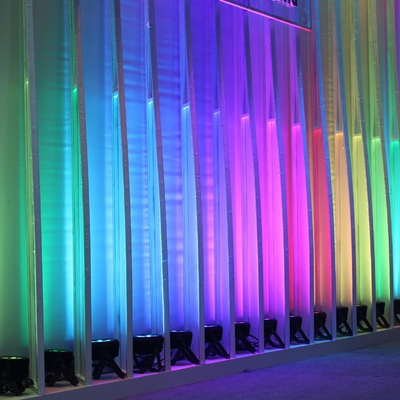 روشنایی بالا 12x3W 3In1 Rgb Led Par Light 12 Led Par می تواند چراغ های صحنه ای بار Dj عروسی