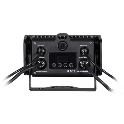 DMX512 6x5W RGBW 4in1 IP65 ضد آب دی جی عروسی صحنه دیوار شهر شستشوی بیرونی LED شستشوی نور سیلاب
