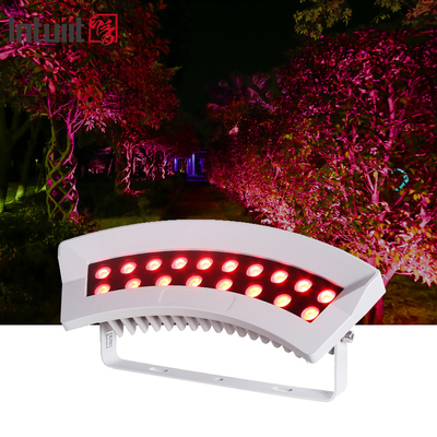 چراغ چراغ درخت در فضای باز dmx512 36W RGBW رنگارنگ باغ نقطه نور چشم انداز نورپردازی IP65 آلومینیوم LED چراغ درخت آغوش