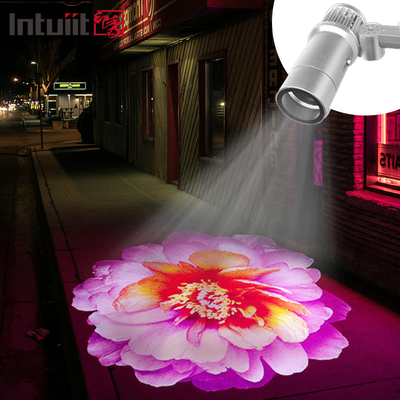 LED سفارشی HD 60W پروژکتور لوگو گوبو در فضای باز IP65 ضد آب چرخش تبلیغاتی تصویر پروژکتور نور برای عروسی طبقه