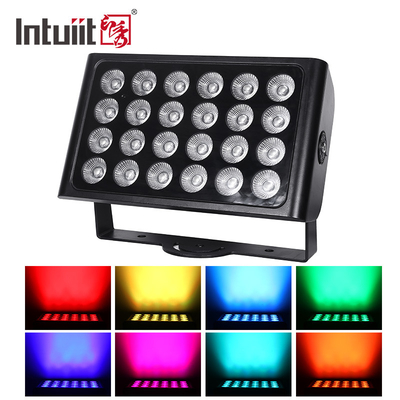 24x10W RGBW 4 در 1 درب IP65 LED دیوار شستشوی سیلاب نور
