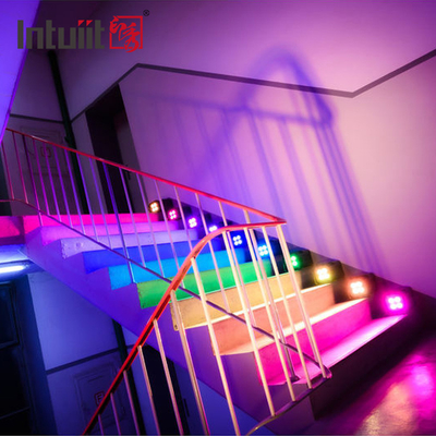 IP54 Mini Uplights 4X12W باطری فکتور 4 ال ای دی بی سیم DMX & IR فکتور های فکتوری دیسکو کلوب فکتوری فکتوری