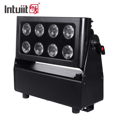 آبپاش باتری برق بی سیم City Color Wash Lighting Projector 8X15W RGBW LEDs چراغ های صحنه LED