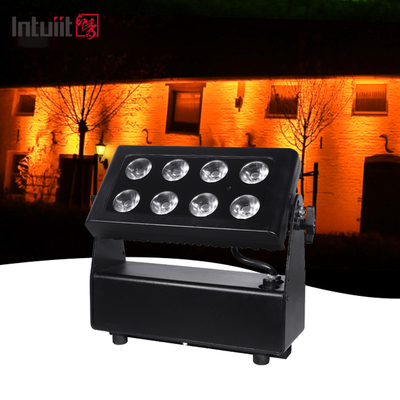 آبپاش باتری برق بی سیم City Color Wash Lighting Projector 8X15W RGBW LEDs چراغ های صحنه LED