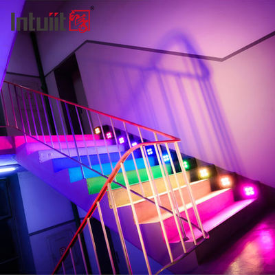 IP54 کنترل از راه دور برای مراسم عروسی باتری LED Uplight Rgb بی سیم DJ Light Bar Dmx512 4x12W چراغ های LED
