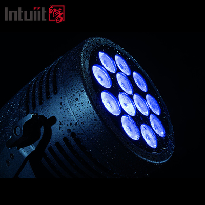 12x20W RGBWAUV 6in1 DMX کنترل LED Par Light DJ Club چراغ های صحنه