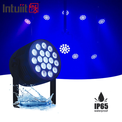 ضد آب در خارج از خانه 18 * 20W RGBWA + UV LED Par Light LED Uplights