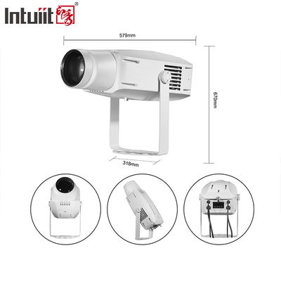 400W ضد آب IP65 LED پروژکتور GOBO در فضای باز ساختمان پروژکتور نور چهار رنگ تغییر آب اثر پروژکتور نور