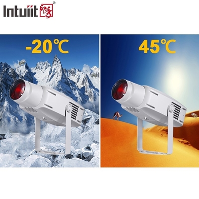 400W ضد آب IP65 LED پروژکتور GOBO در فضای باز ساختمان پروژکتور نور چهار رنگ تغییر آب اثر پروژکتور نور