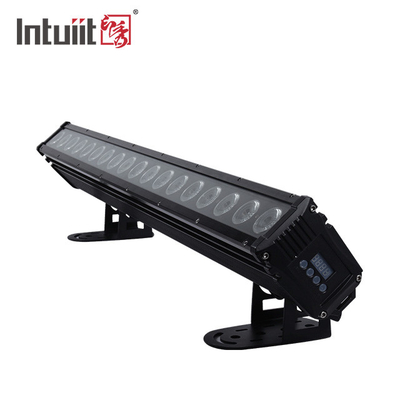 18 × 10W RGBW 4in1 ضد آب در فضای باز LED دیوار شستشوی نور DMX مرحله در فضای باز پیکسل LED بار نورپردازی IP65 چراغ های پروژکتور
