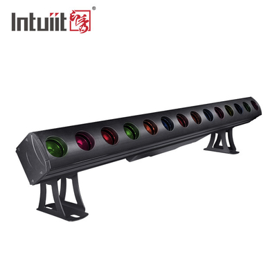 لامپ بیرونی 14x15W چراغ های شستشوی دیواری IP65 Dmx کنترل Rgbw LED اثر شستشوی دیواری نور صحنه برای بار دیسکو