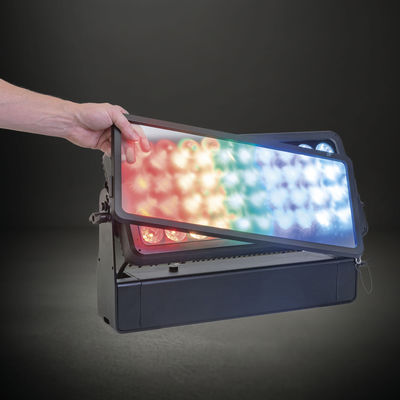 40x10W RGBW در فضای باز LED نور سیلاب شستشوی شهر رنگ IP65