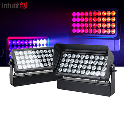 چراغ رنگی LED 400W در فضای باز ساختمان معماری LED دیوار شستشو نور 40pcs 10w Rgbw 4in1 در فضای باز دیوار شستشو نور