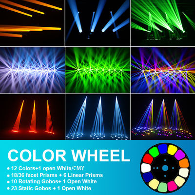 100W CMY حرکت سر لیزر نور برای عروسی DJ باشگاه تئاتر اجرا صحنه