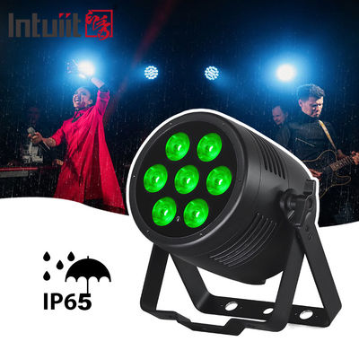 IP65 LED Waterproof Par Light 7x20w Rgbwa-uv 6in1 در فضای باز LED Par Light می تواند