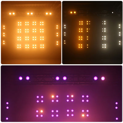 2- چشم IP65 گرم سفید / زرد / RGB 200W LED مخاطبان COB چراغ کور برای DJ کنسرت رویداد تئاتر روشنایی صحنه