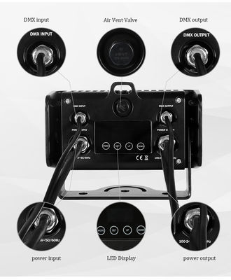 6x5W Waterproof Ip65 Square Rgbw Led Outdoor Floodlight Outdoor Garden Landscaping Decorative Square Led Spotlights Flood Lights